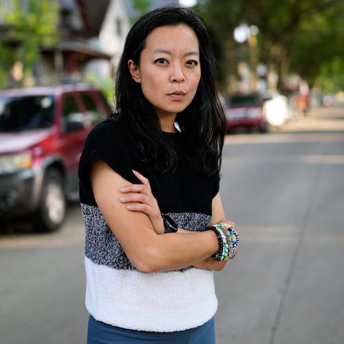 Democratic gubernatorial candidate Francesca Hong poses for a photo Friday, July 24, 2026, in Milwaukee. (AP Photo/Nam Y. Huh)