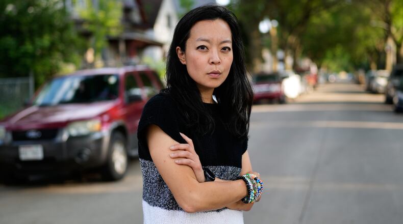 Democratic gubernatorial candidate Francesca Hong poses for a photo Friday, July 24, 2026, in Milwaukee. (AP Photo/Nam Y. Huh)