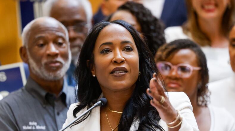 State Rep. Tanya Miller, D-Atlanta, is the Democratic nominee for attorney general. (Arvin Temkar/AJC)