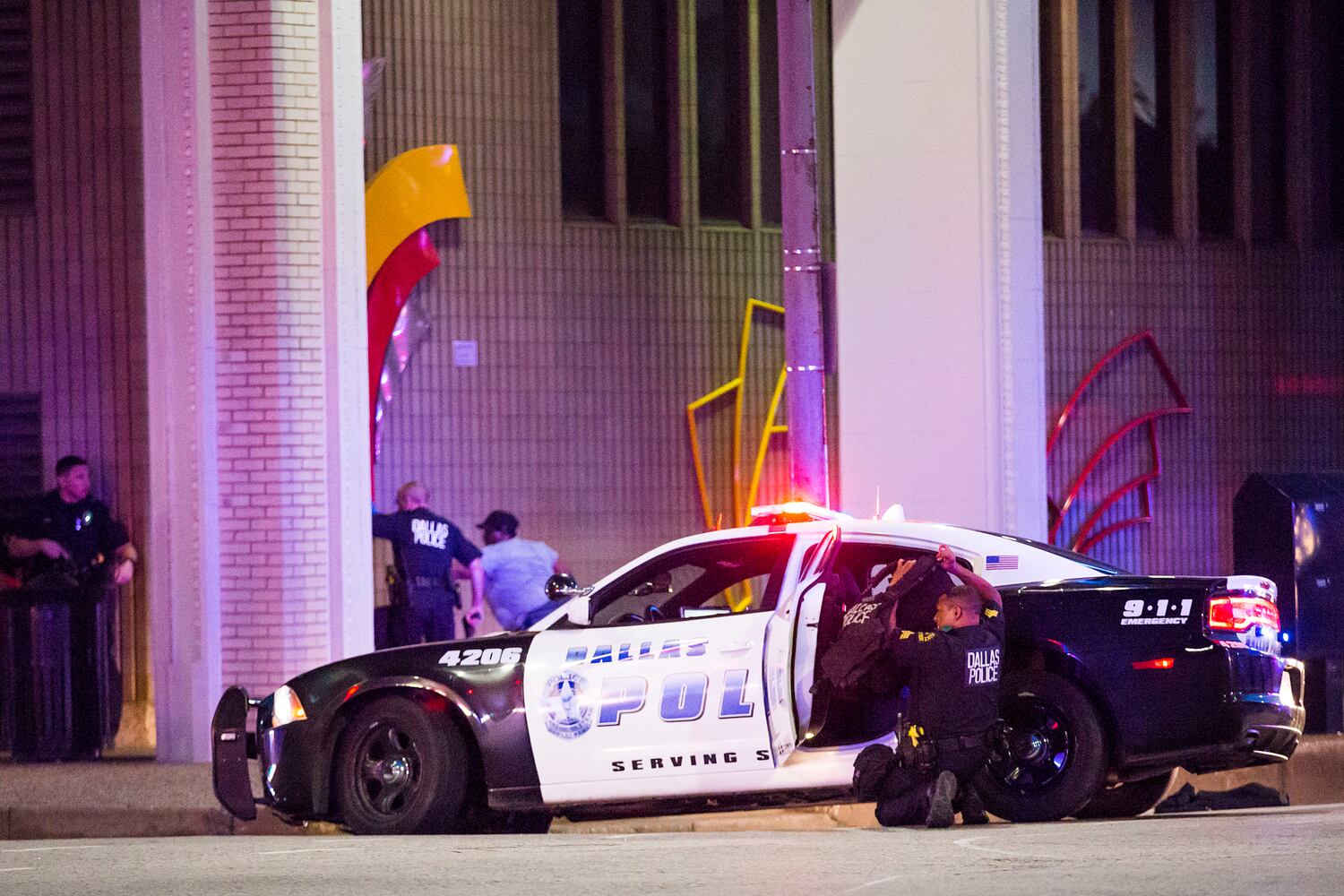 Officers shot in Dallas