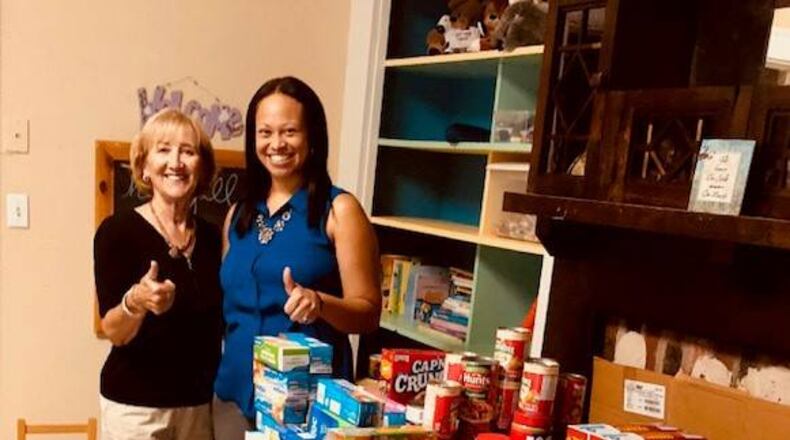 A food pantry is among the services Promise Place offers to families affected by domestic violence. Courtesy Promise Place
