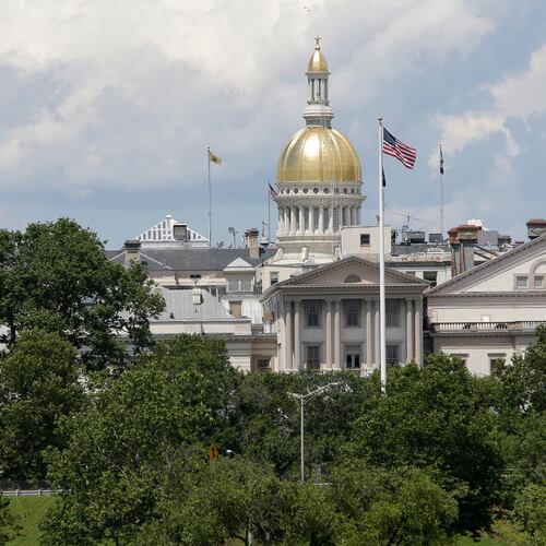 FILE - The New Jersey State House is seen in Trenton, N.J., June 27, 2017. (AP Photo/Seth Wenig, File)