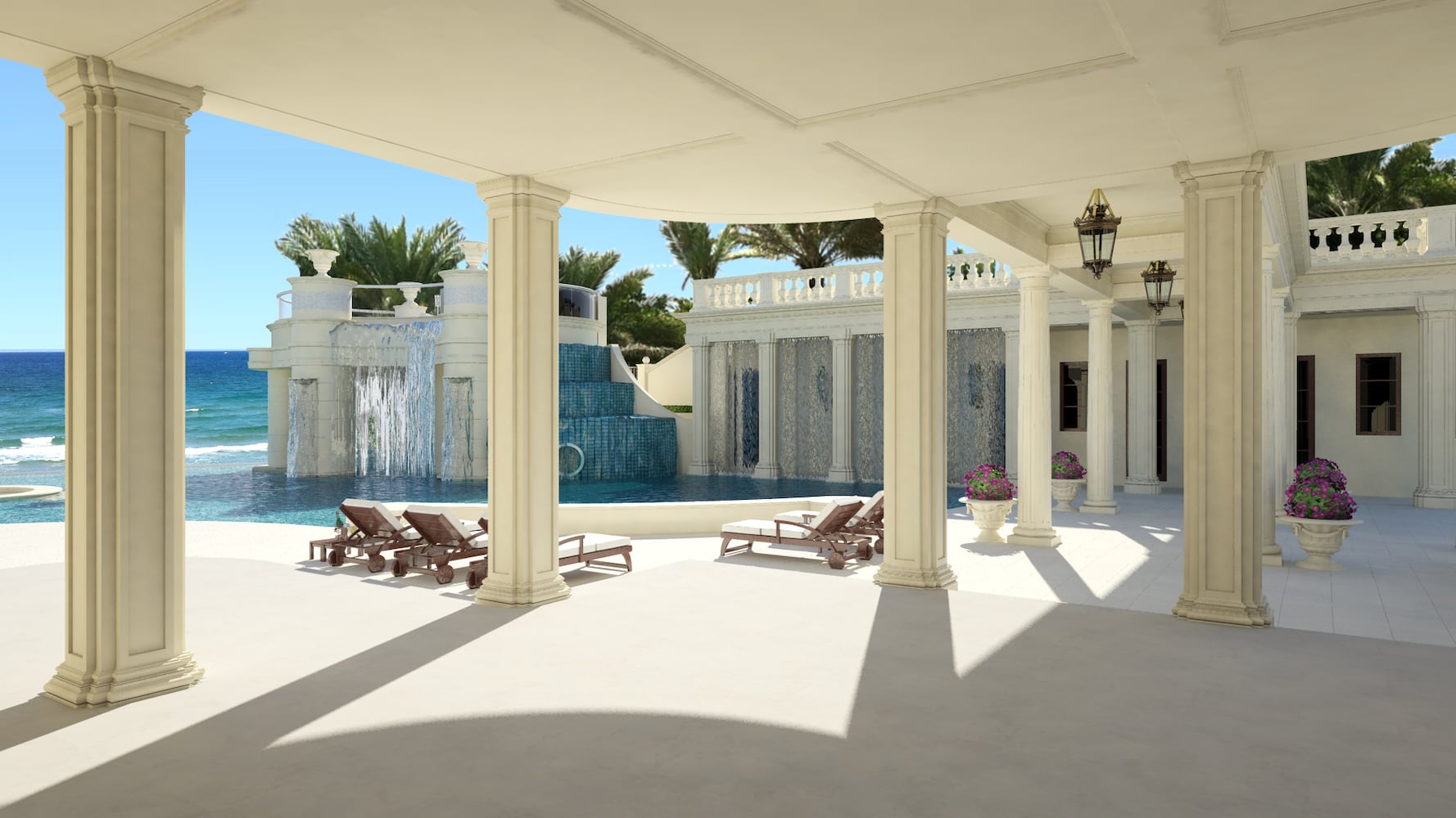 Pool area