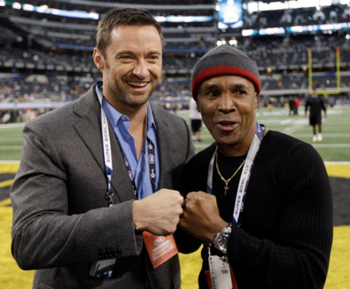 Celebs get in the game at Super Bowl XLV
