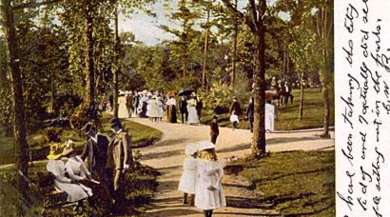 The park, donated to the city by L.P. Grant on May 17, 1883, boasted at least five natural springs, and was heavily wooded.