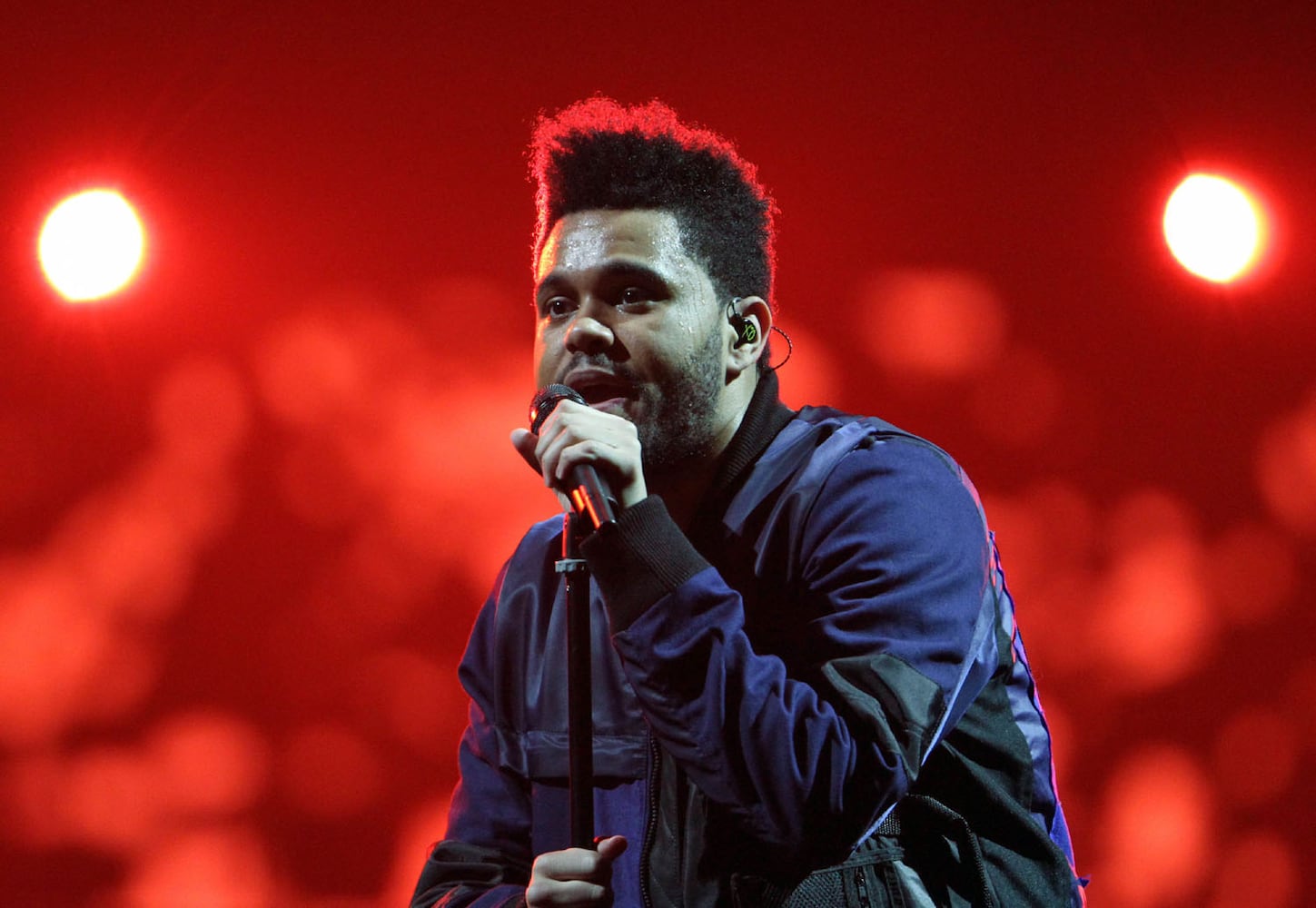 The Weeknd performs at Philips Arena in Atlanta