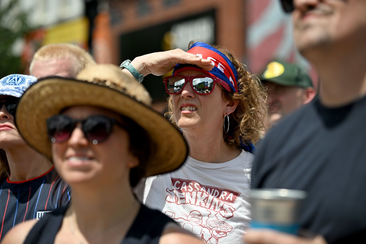World Cup fans for USA vs Australia game