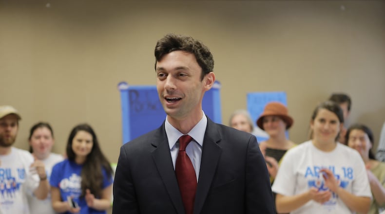 Democrat Jon Ossoff. AJC/Bob Andres.