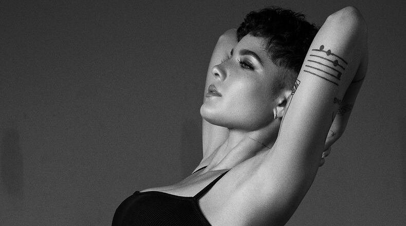 Halsey will play a free show with Taylor Swift in Atlanta in April. Photo: Capitol Records