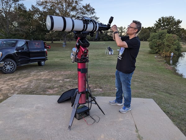 “If you think about it in a certain light, it could be terrifying,” Zach DiBois, president of the Middle Georgia Astronomical Society, said of Thursday's meteor (Courtesy of Zach DiBois)
