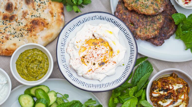 Dishes from the menu of Bibi.