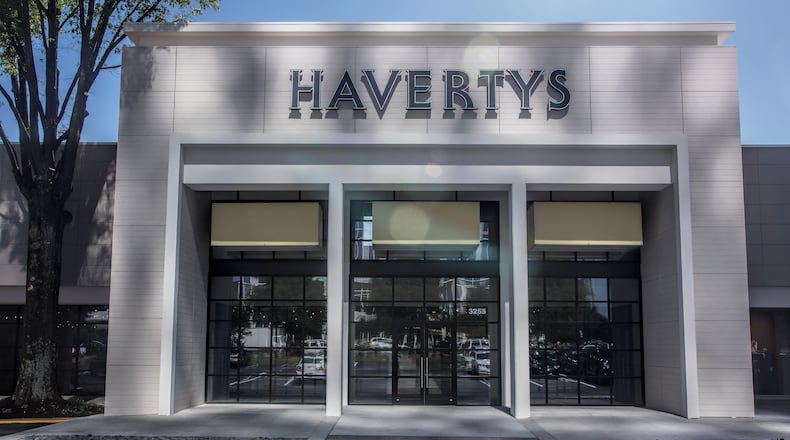 Havertys Style Studio is a two-story, 23,000-square-foot showroom, a smaller-sized store compared to Havertys’ other stores. It’s the company’s first store inside the Perimeter since its Northlake store closed in 2008.