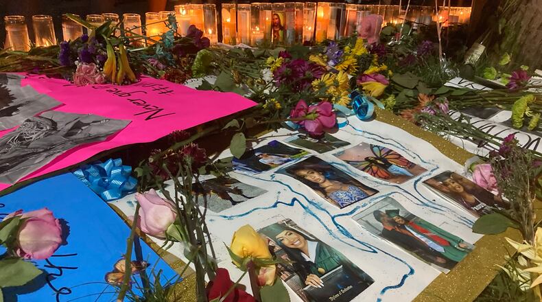 More than 100 people attended a vigil for Miya Marcano, whose body was found in a wooded area at an Orlando, Florida, apartment complex last Saturday. (Cristóbal Reyes/Orlando Sentinel/TNS)