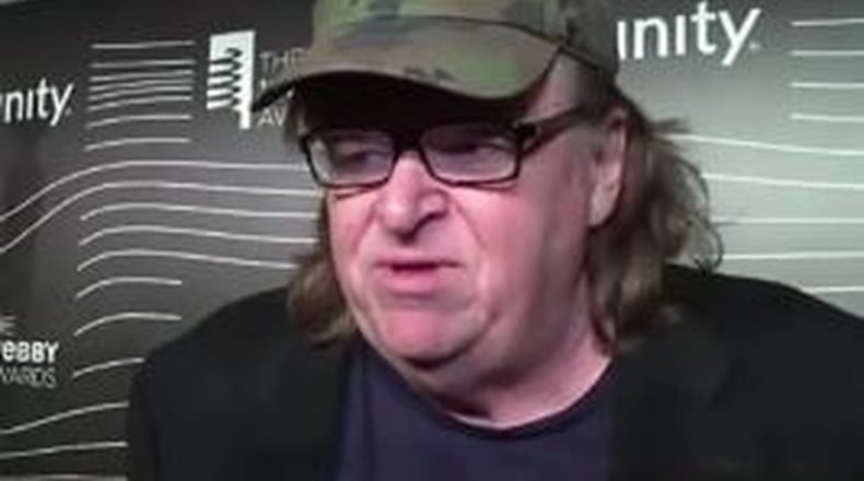 Filmmaker Michael Moore proposed rewriting the Second Amendment.