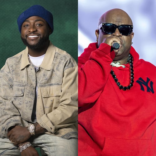 Atlanta’s FIFA Fan Fest at Centennial Olympic Park will feature free concerts from Davido (from left), CeeLo Green and Nappy Roots. (AP)