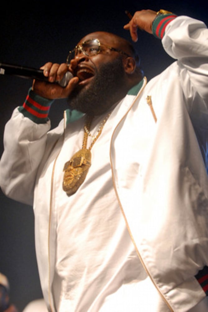 Rick Ross performs at 'Trilla' release party