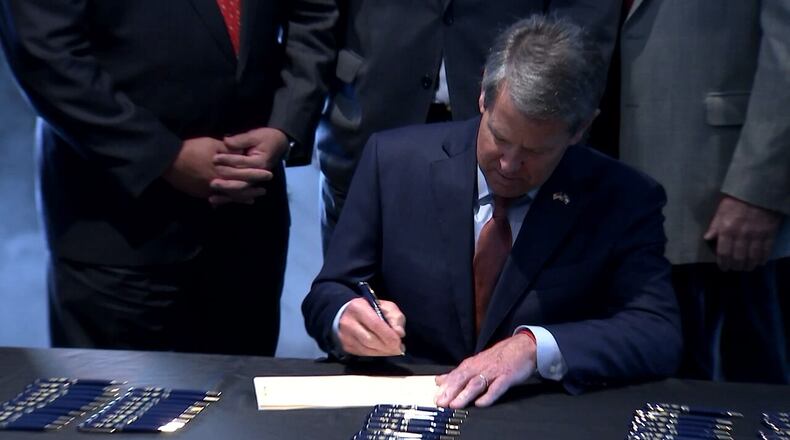 Governor Kemp signed a bill allowing college athletes to be paid for the use of their image