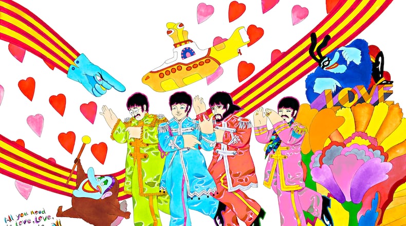 "All You Need is Love" from artist Ron Campbell.