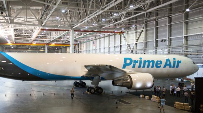 The Cincinnati/Northern Kentucky International Airport is becoming an air cargo hub for online retailer Amazon. CONTRIBUTED/AMAZON