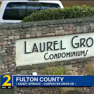 Shannen Grimes, 52, is accused of stabbing her 11-year-old daughter to death in her Laurel Grove condominium. Sandy Springs police discovered the girl's body on Saturday, Nov. 15, 2025. (Channel 2 Action News)