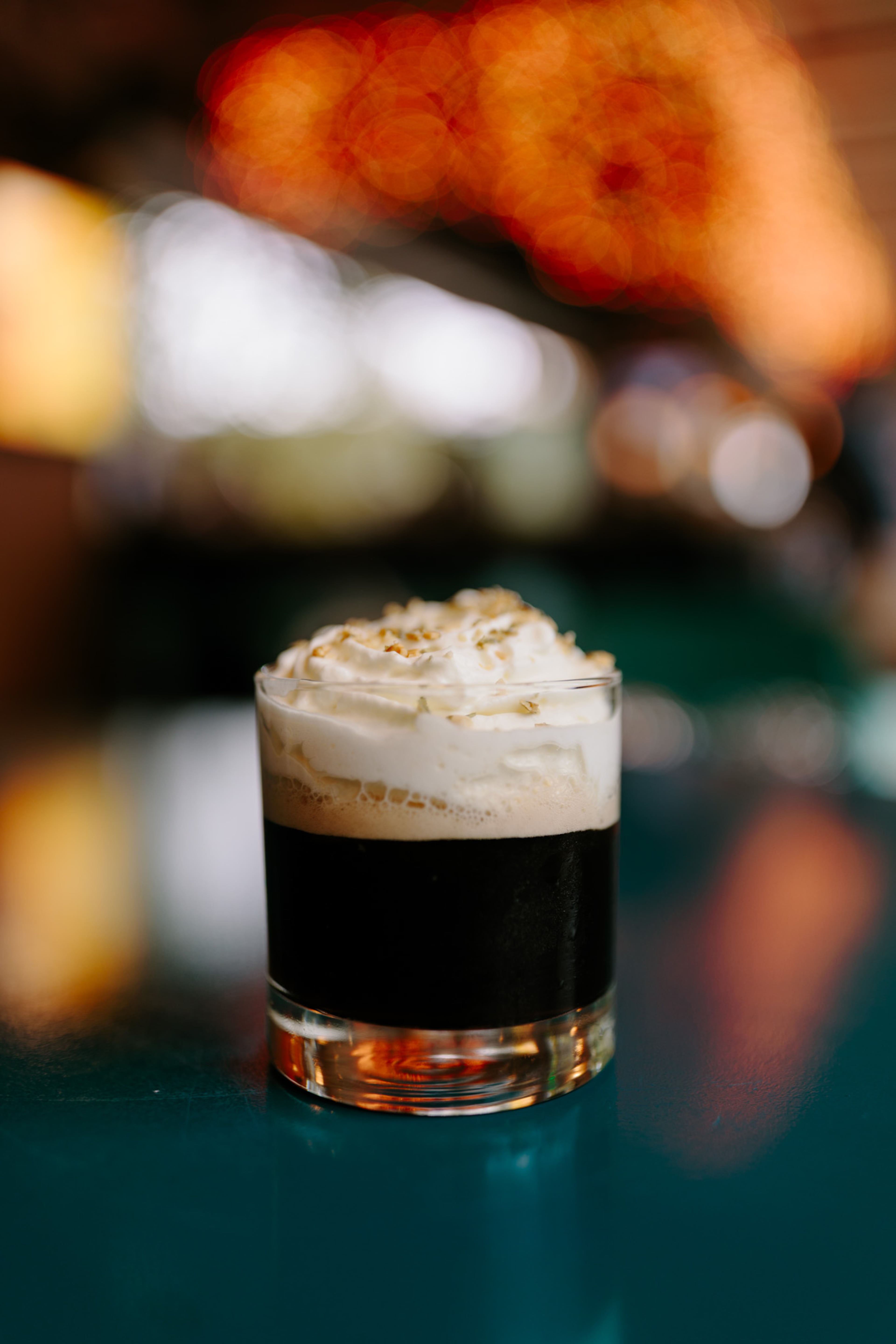 Order an Ice Road Trucker espresso martini at the bar above Breaker Breaker, called Festiveman for the season. (Courtesy of Breaker Breaker)