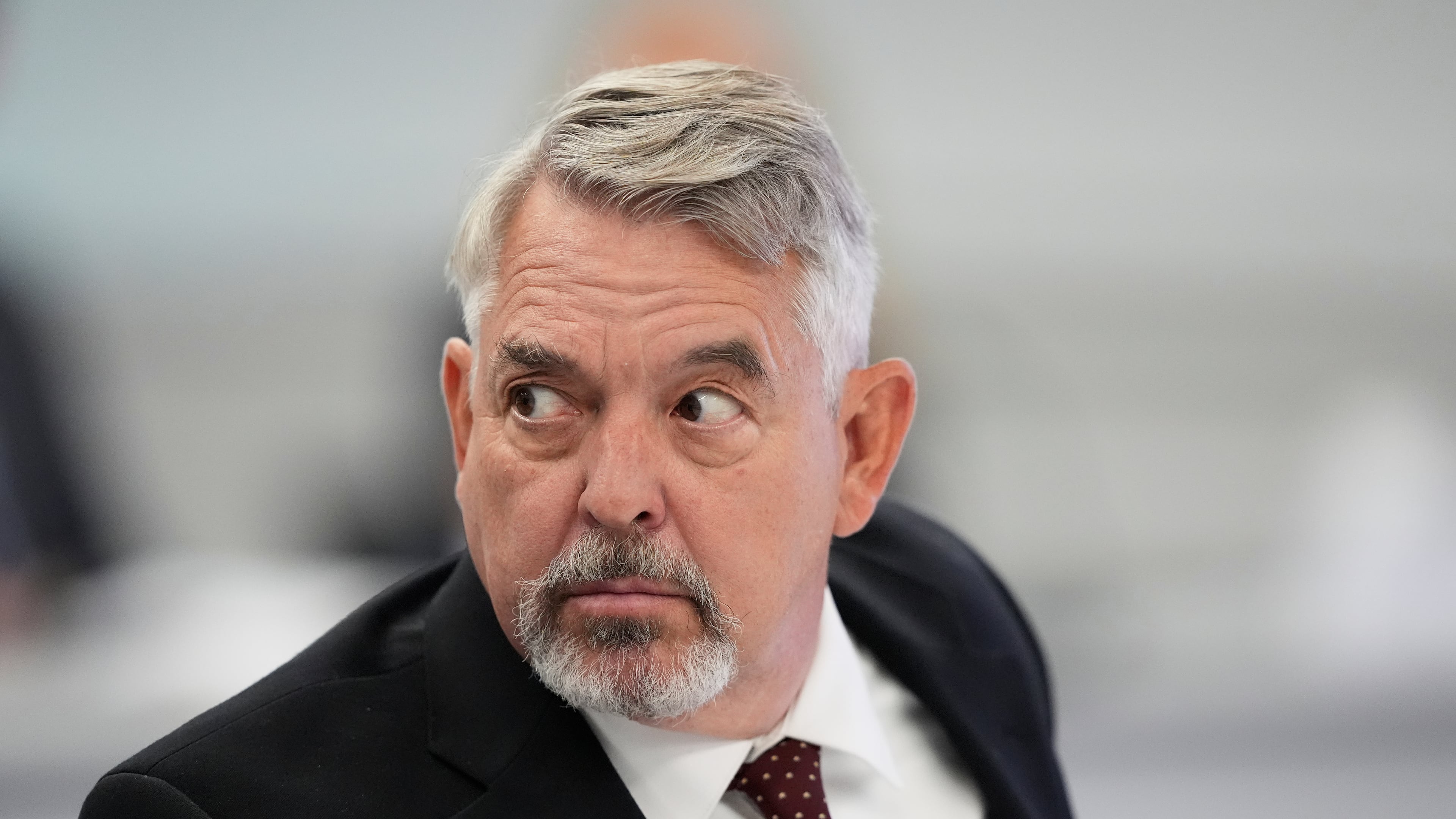 Committee member, Dr. Joseph Hibbeln, listens during a meeting of the Advisory Committee on Immunization Practices at the CDC on Thursday, Sept. 18, 2025, in Chamblee, Ga. (AP Photo/Brynn Anderson)