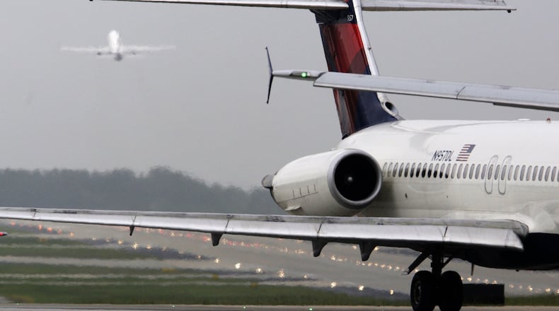 Runway and taxiway traffic at Hartsfield-Jackson International Airport.