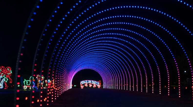 Rain or shine, Shadrack's Christmas Wonderland will be open 6-10 p.m. Nov. 17 to Jan. 7 nightly at Jim R. Miller Park and Event Center, 2245 Callaway Road, Marietta. (Courtesy of Shadrack's Christmas Wonderland/Cobb County)