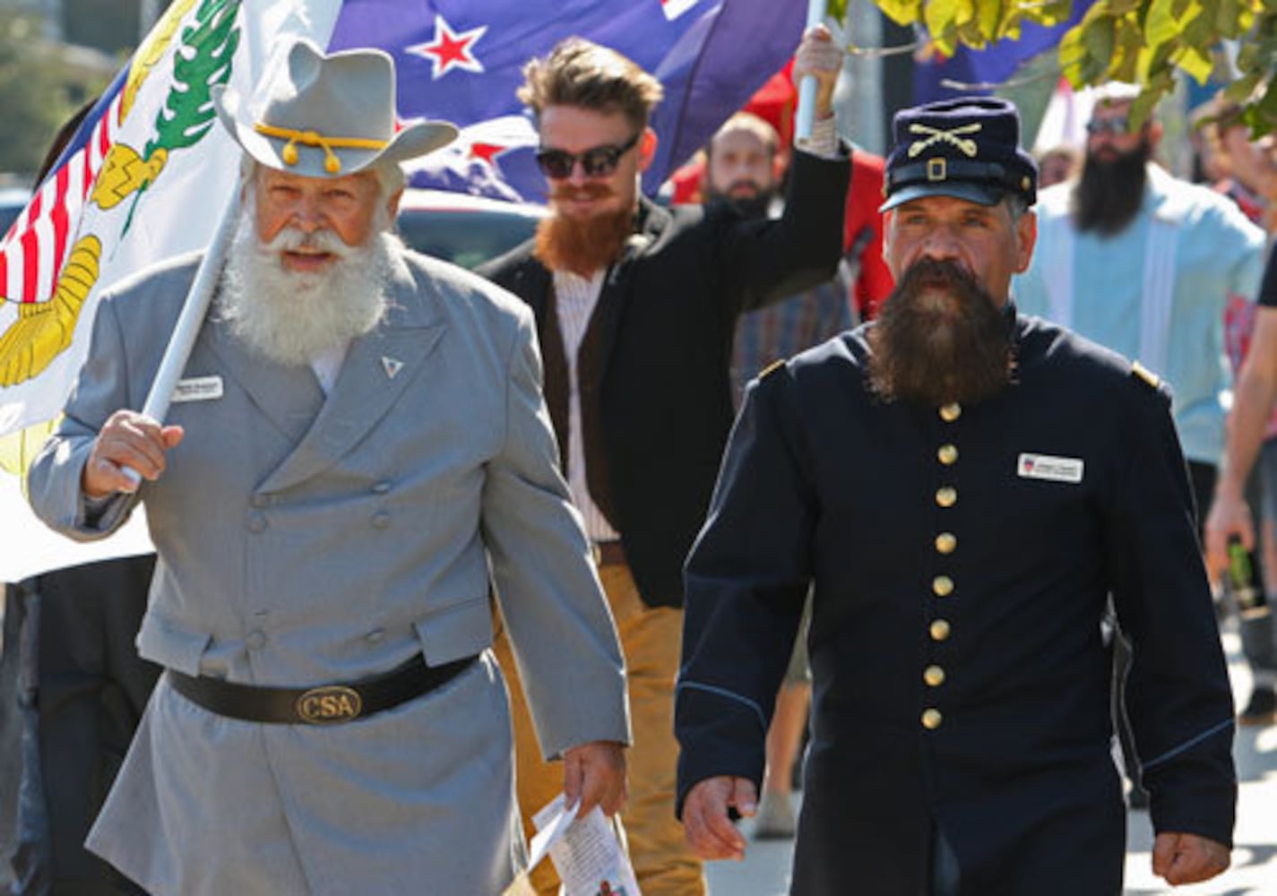 Competition gets hairy at Beard Team Championships