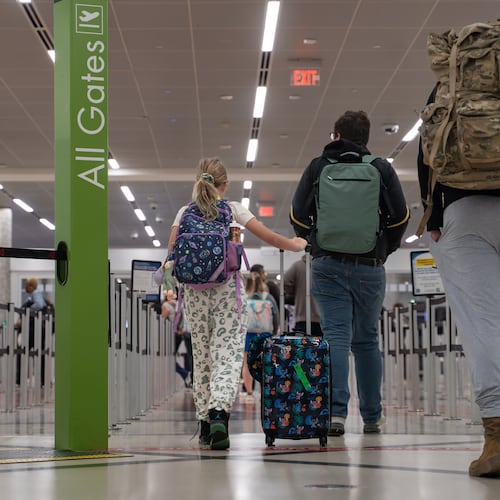 The CDC announced Saturday it has expanded enhanced public health entry screening for Ebola to Hartsfield-Jackson Atlanta International Airport, pictured in April. Enhanced screening had previously been announced for airports in Houston and Washington, D.C. (Ben Hendren for the AJC)