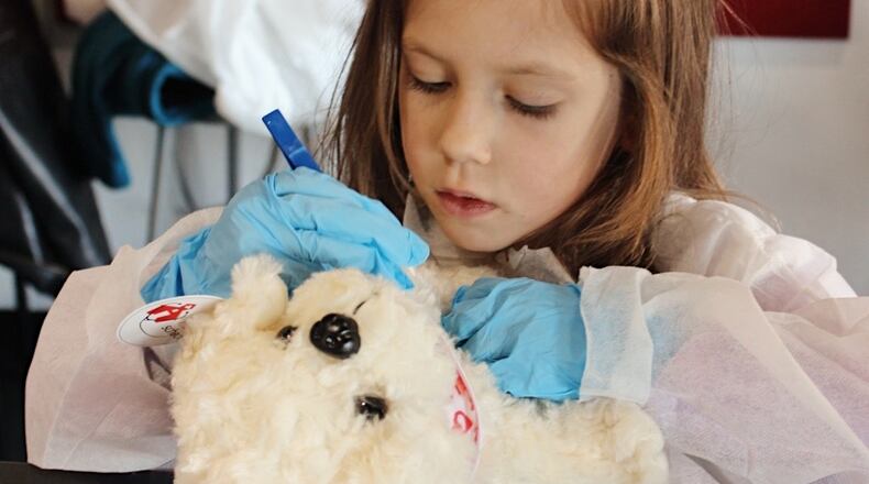 Alpharetta Recreation, Parks, Cultural Services is partnering with Little Medical School to offer Little Vet Dog School classes this summer. Courtesy Little Medical School