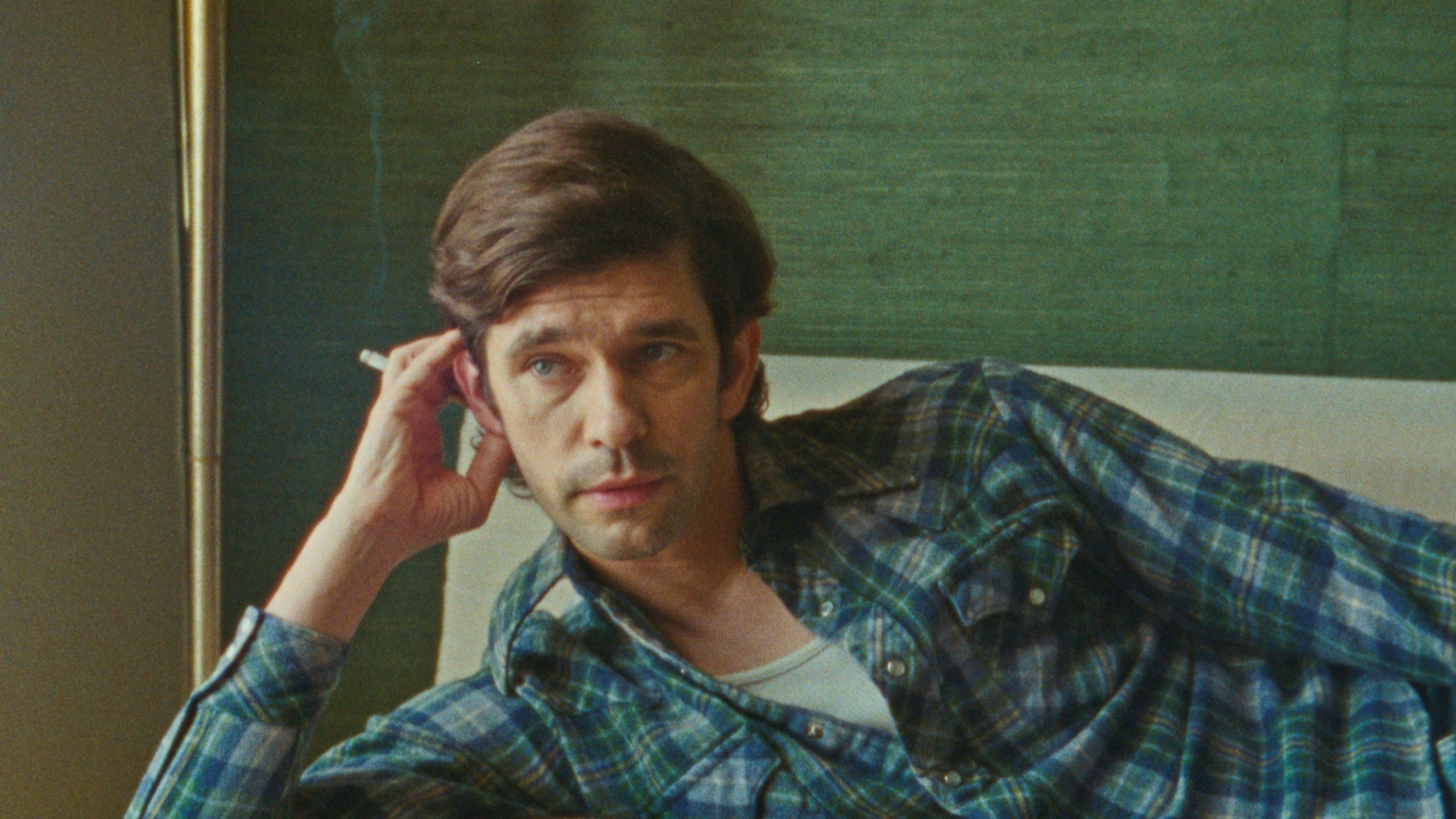 This image released by Janus Films shows Ben Whishaw in a scene from "Peter Hujar's Day." (Janus Films via AP)