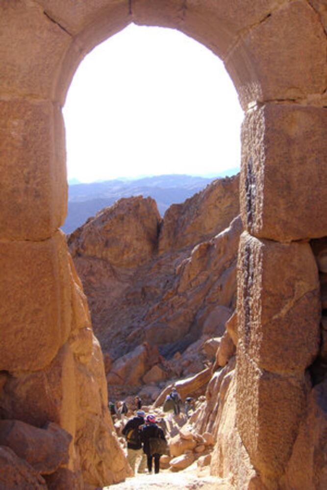 Hiking Mount Sinai in Egypt