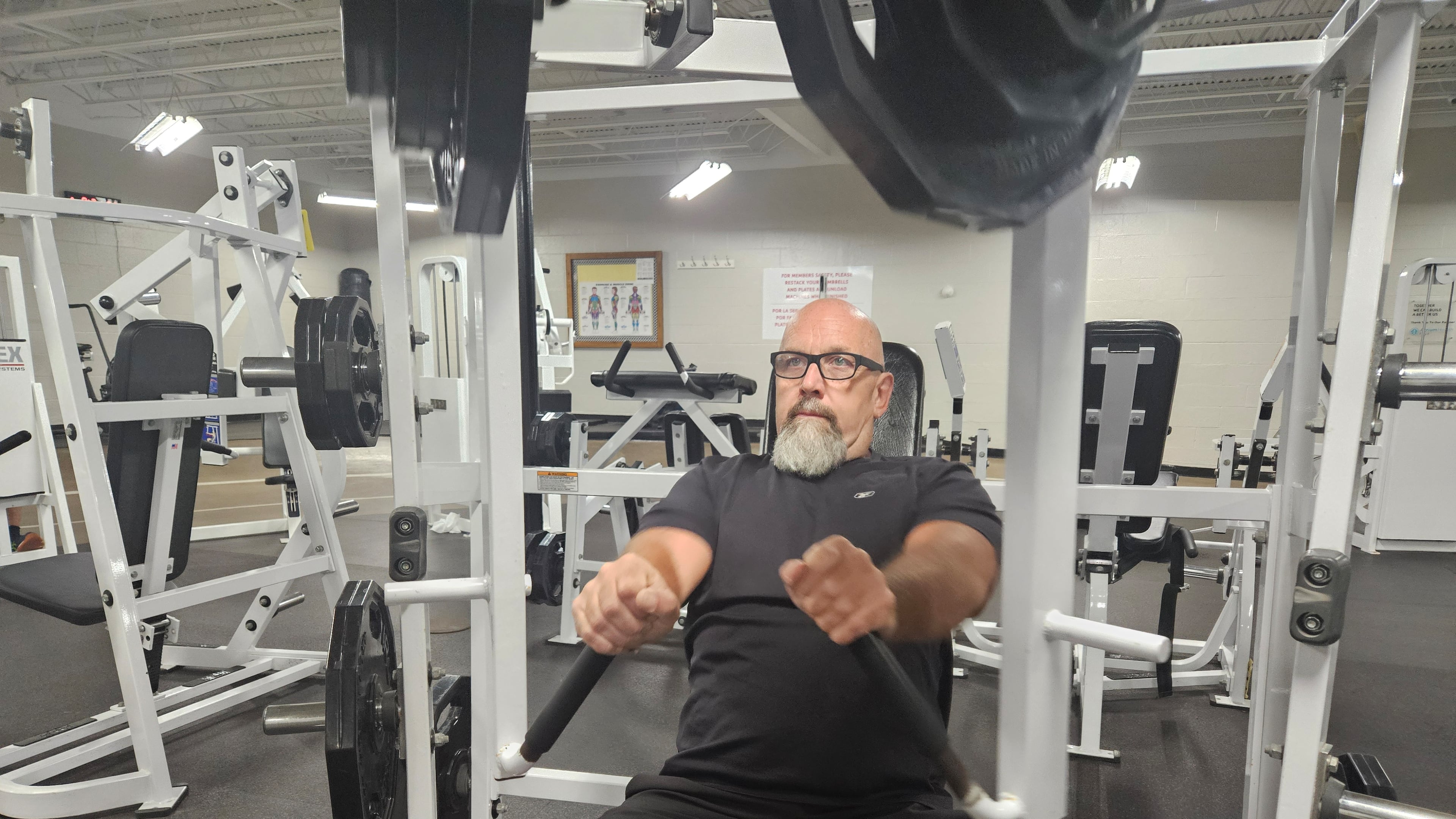 Gary Daniels, 60, says he plans to hit the weight room and the cardio room at his local gym this fall. He said he works out and tries to keep his body strong, mainly to keep injuries at bay. (Courtesy of Severo Avila)