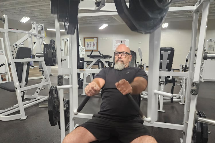Gary Daniels, 60, says he plans to hit the weight room and the cardio room at his local gym this fall. He said he works out and tries to keep his body strong, mainly to keep injuries at bay. (Courtesy of Severo Avila)
