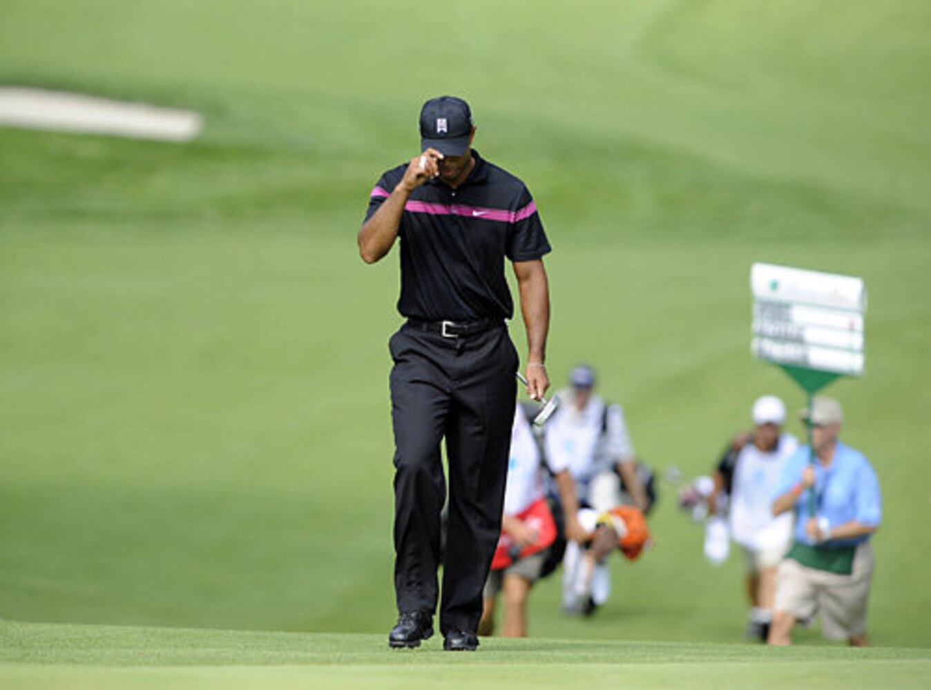 Tiger Woods plays The Barclays