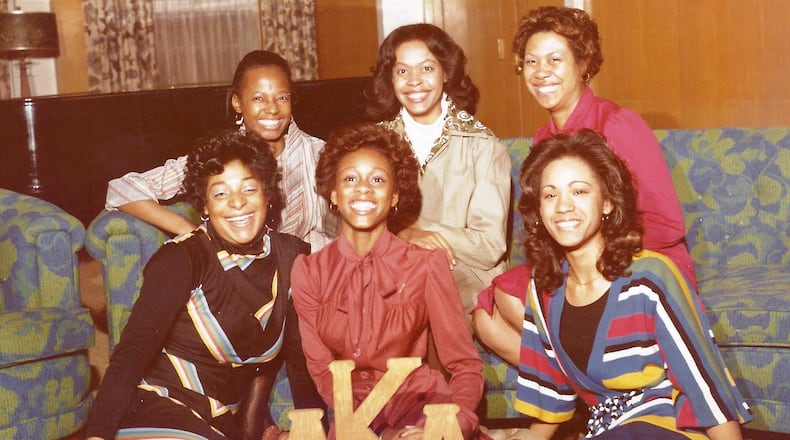 Kim Bunch Boyd was initiated into Alpha Kappa Alpha in 1976 in the Gamma Chapter at the University of Illinois, Champaign-Urbana. The six women on her line are shown here as AKAs circa 1977.Top row: Pat Holland, Ruth Baines McCormick and Kim Bunch Boyd. Bottom: Debra Lightfoot Posey, Cecilia Potter Parker and Althea McCoo Motley.