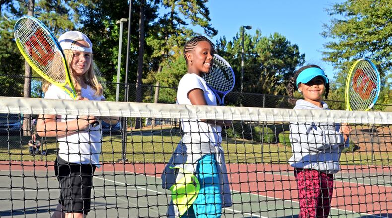 With SPLOST funding from Cobb County, a $4.5 million recreation center will be built in Kennesaw’s Adams Park, 2753 Watts Drive near U.S. 41/Cobb Parkway. Among the many amenities at the 33-acre park now are two lighted tennis courts. (Courtesy of Kennesaw)