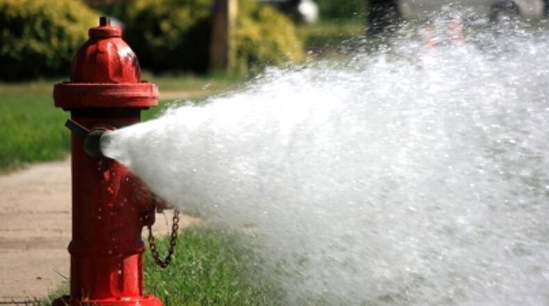 Sandy Springs will be testing fire hydrants throughout the city beginning May 1. (Courtesy City of Sandy Springs)