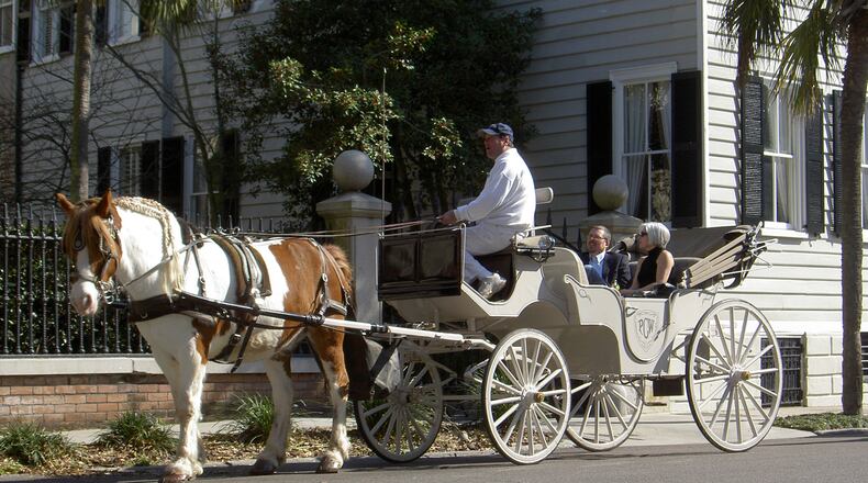 Palmetto Carriage is the oldest carriage company in Charleston and offers private carriage tours. CONTRIBUTED BY PALMETTO CARRIAGE