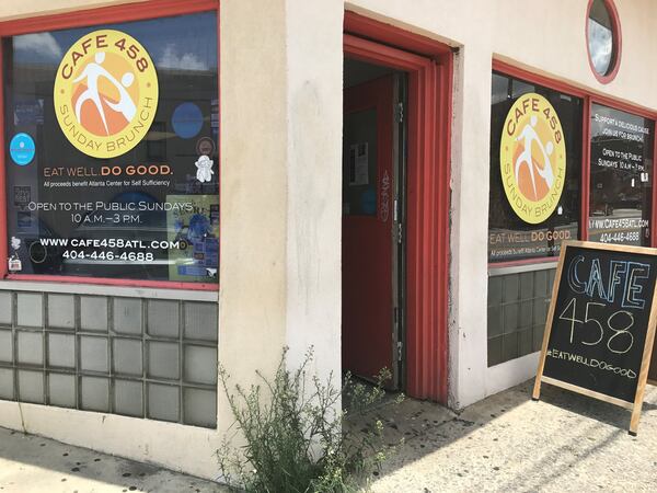 Café 458 is located in Atlanta at 458 Edgewood Ave., near Boulevard in the Old Fourth Ward. Photo credit: Ligaya Figueras