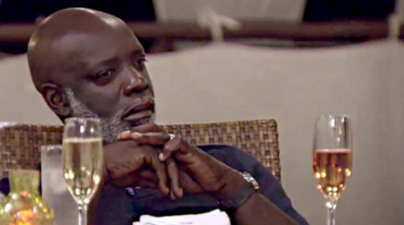 Peter Thomas and Gregg Leakes get into an argument on the latest episode of "Real Housewives of Atlanta." (CREDIT: Bravo)