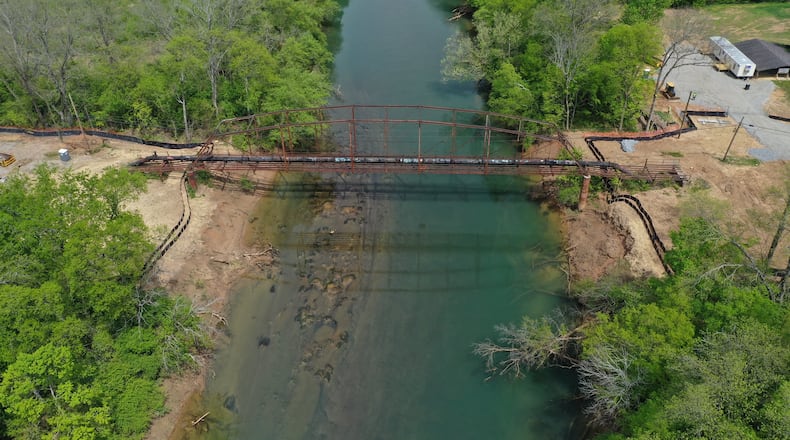 Johns Creek has decided to fund two additional smaller art commissions from the historic Rogers Bridge steel. (Courtesy City of Duluth)