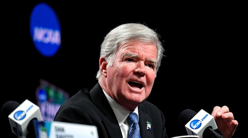 NCAA president Mark Emmert .