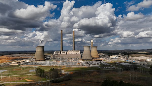 Plant Bowen, a coal-fired power electric plant is seen, Friday, March 6, 2026, near Cartersville, Ga. (Mike Stewart/AP)
