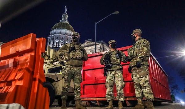 more than 64,000 active duty personnel are stationed in Georgia, spread across the state’s 12 military bases, along with another 15,000 members of the National Guard. (John Spink / AJC file photo)

