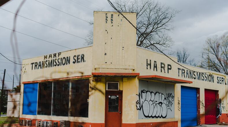 The former Harp Transmission building