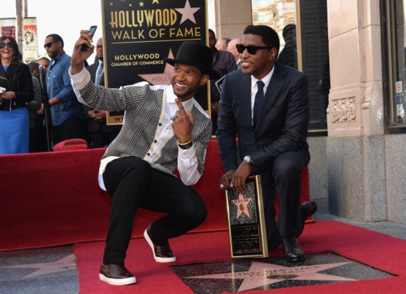 Grammy award-winner got a-list attendance