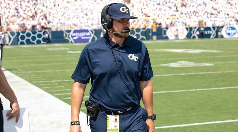 Jason Semore was hired as Georgia Tech's linebackers coach Jan. 1, 2022. Semore was the Valdosta State defensive coordinator in the 2021 season after serving as a defensive analyst at Tech in 2019-20. (Georgia Tech Football)
