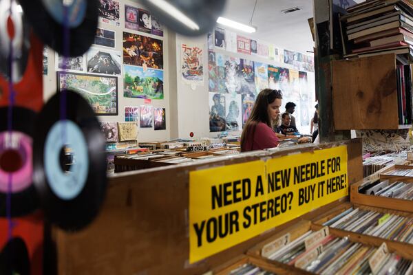 Wax ’n’ Facts, one of Atlanta's  oldest record stores, celebrated its 50th anniversary this month. (Estela Muñoz/AJC)